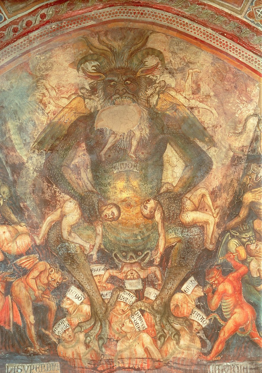El Juicio Final (detalle) de Taddeo di Bartolo