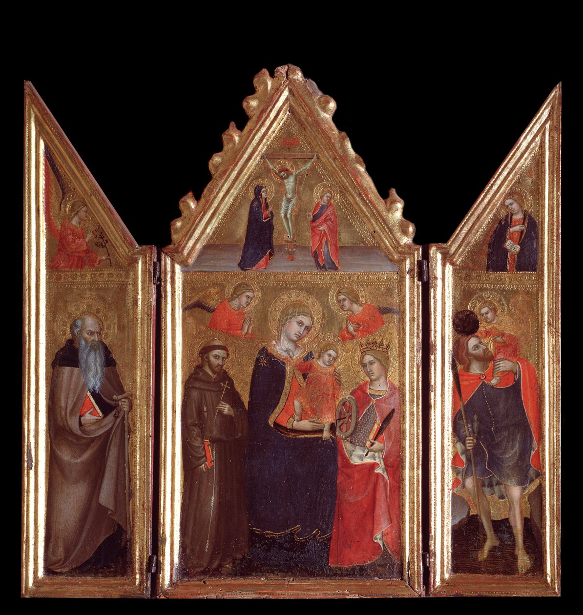 Virgen con niño y santos de Taddeo di Bartolo
