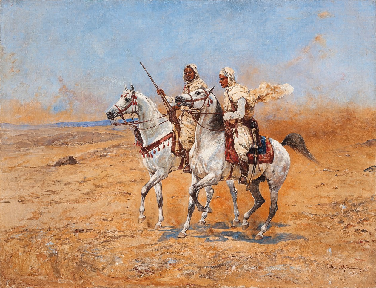 Travesía del desierto (óleo sobre lienzo) de Tadeusz Ajdukiewicz
