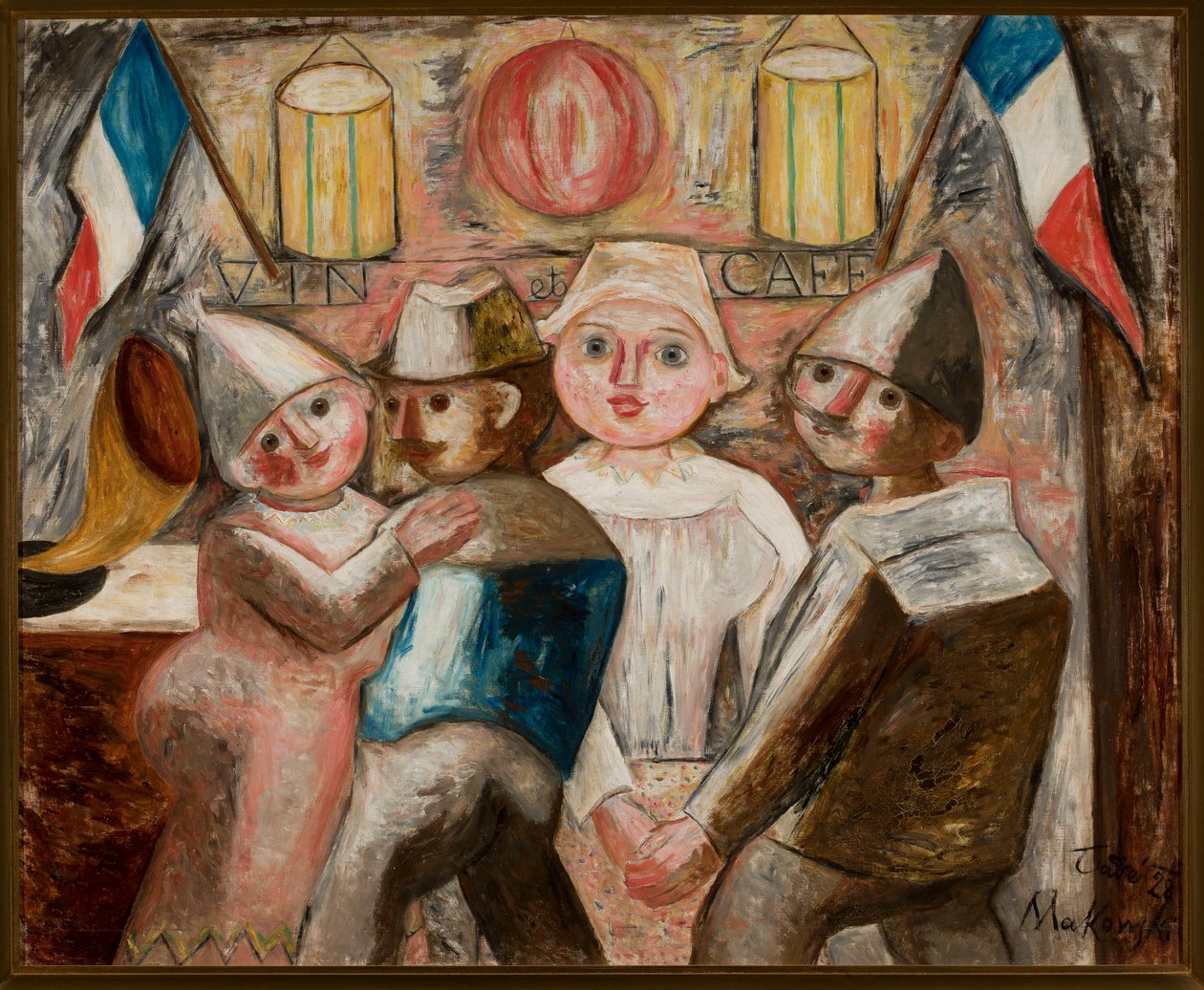 14 de julio en el campo de Tadeusz Makowski