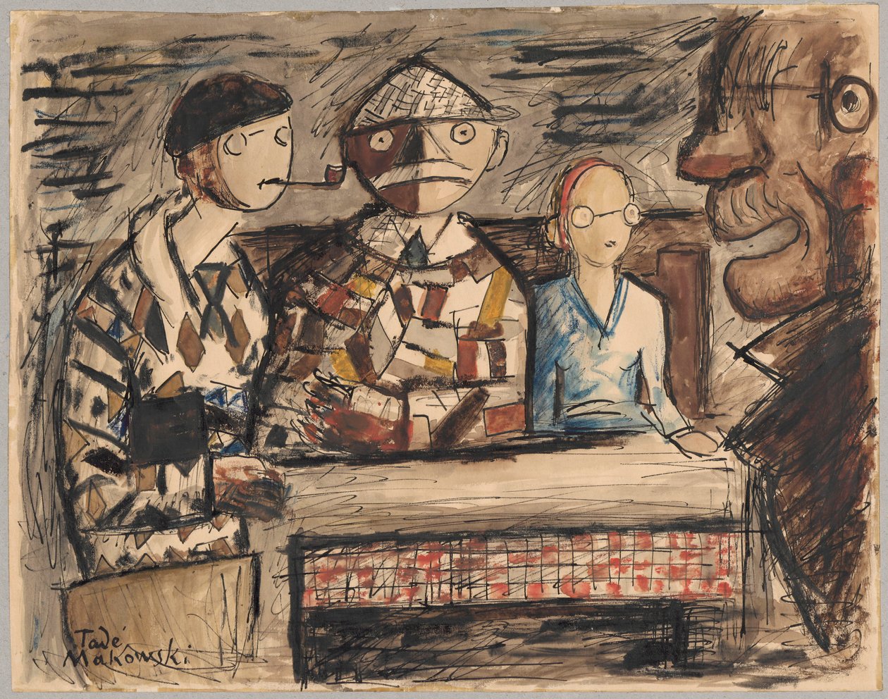 Los estadounidenses de Tadeusz Makowski