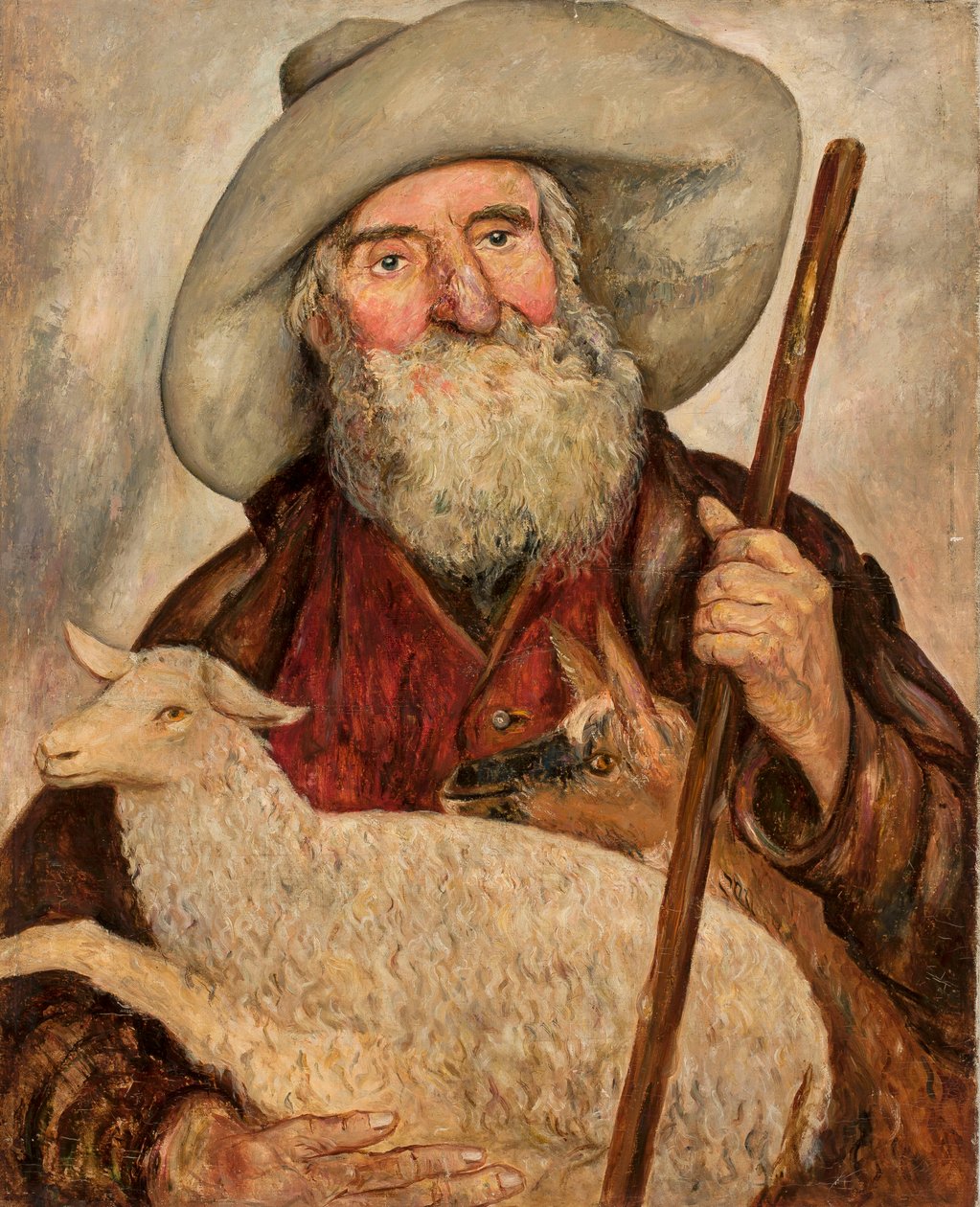 El buen pastor de Tadeusz Makowski