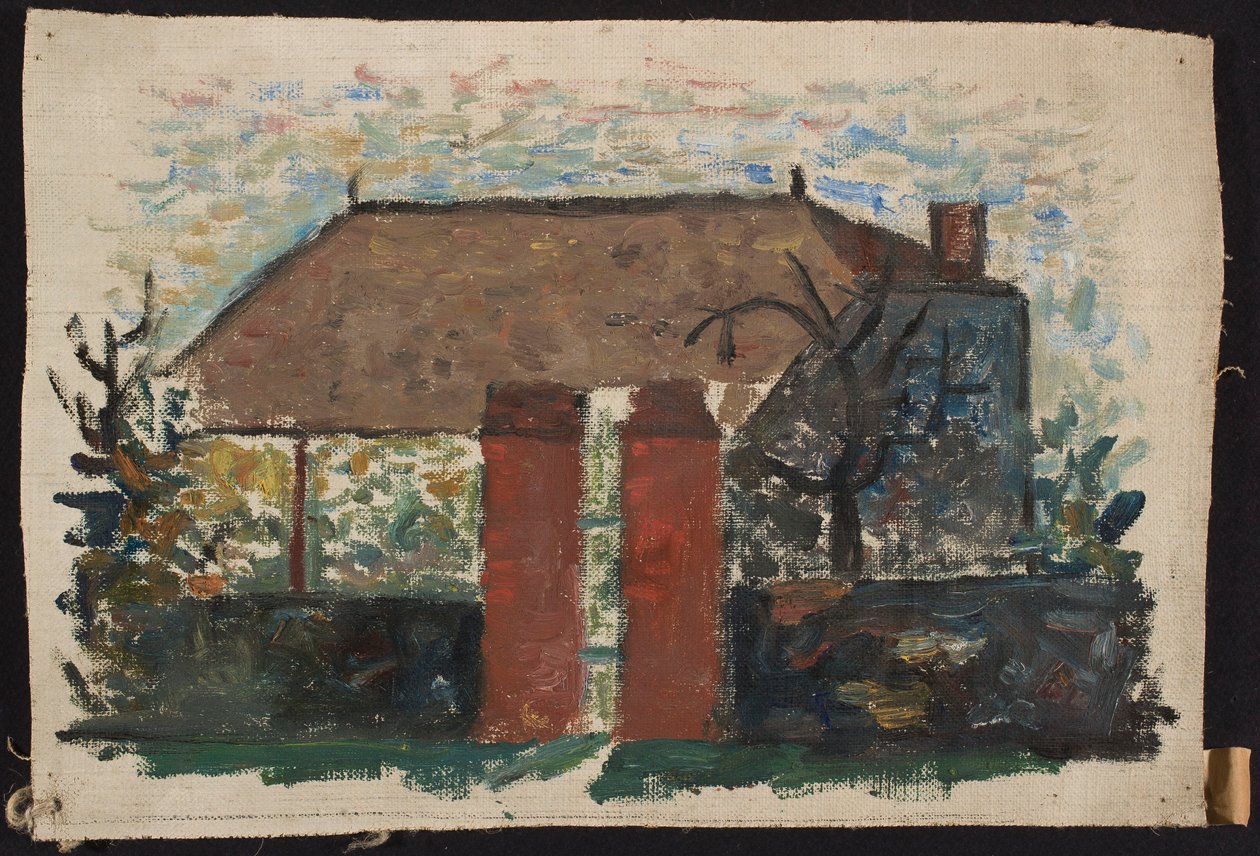 La casa de la puerta roja de Tadeusz Makowski