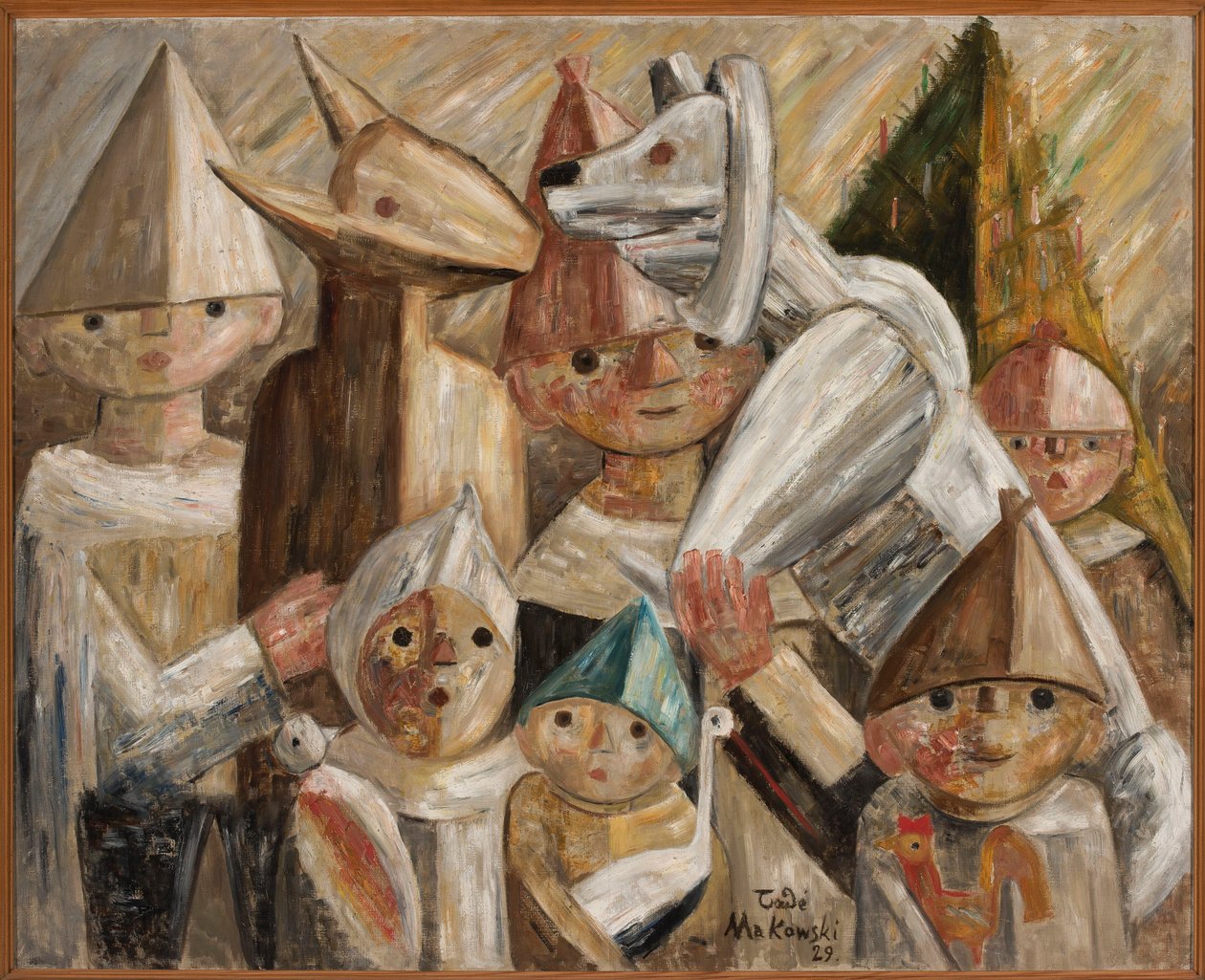 Niños con turón de Tadeusz Makowski