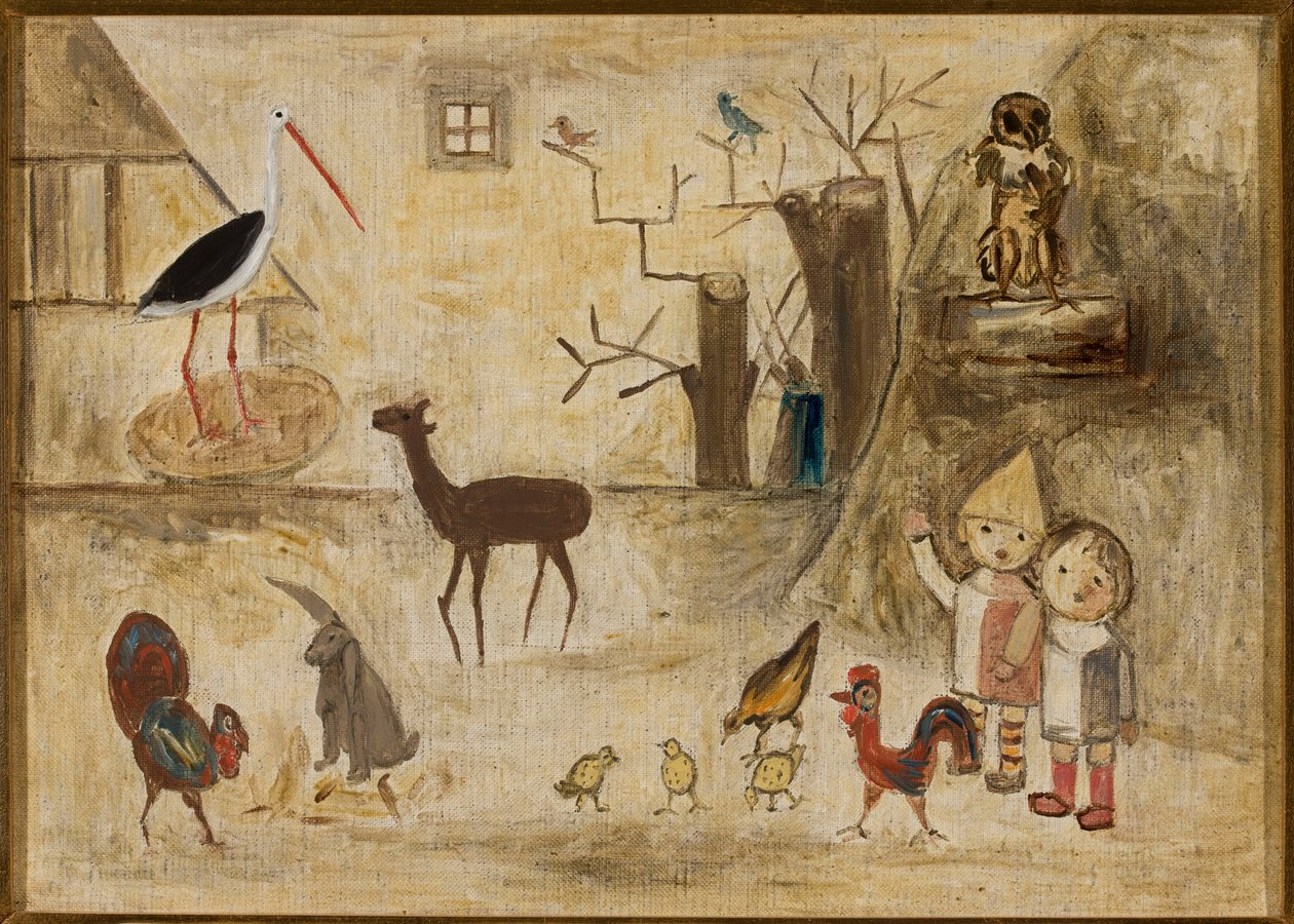 El zoo infantil de Tadeusz Makowski