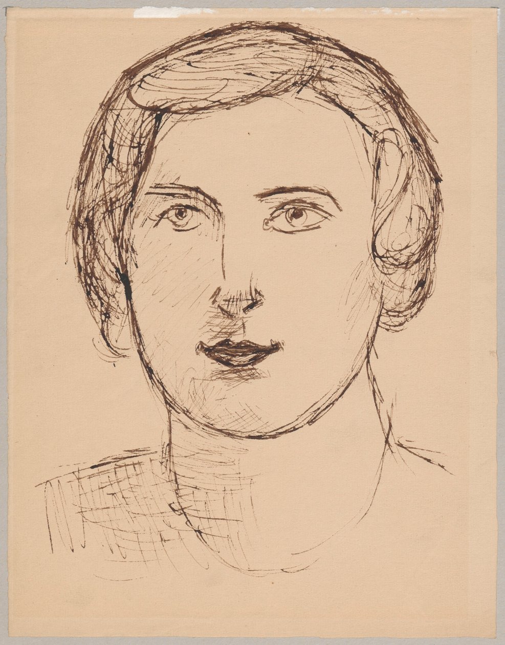 La cabeza de una mujer de Tadeusz Makowski