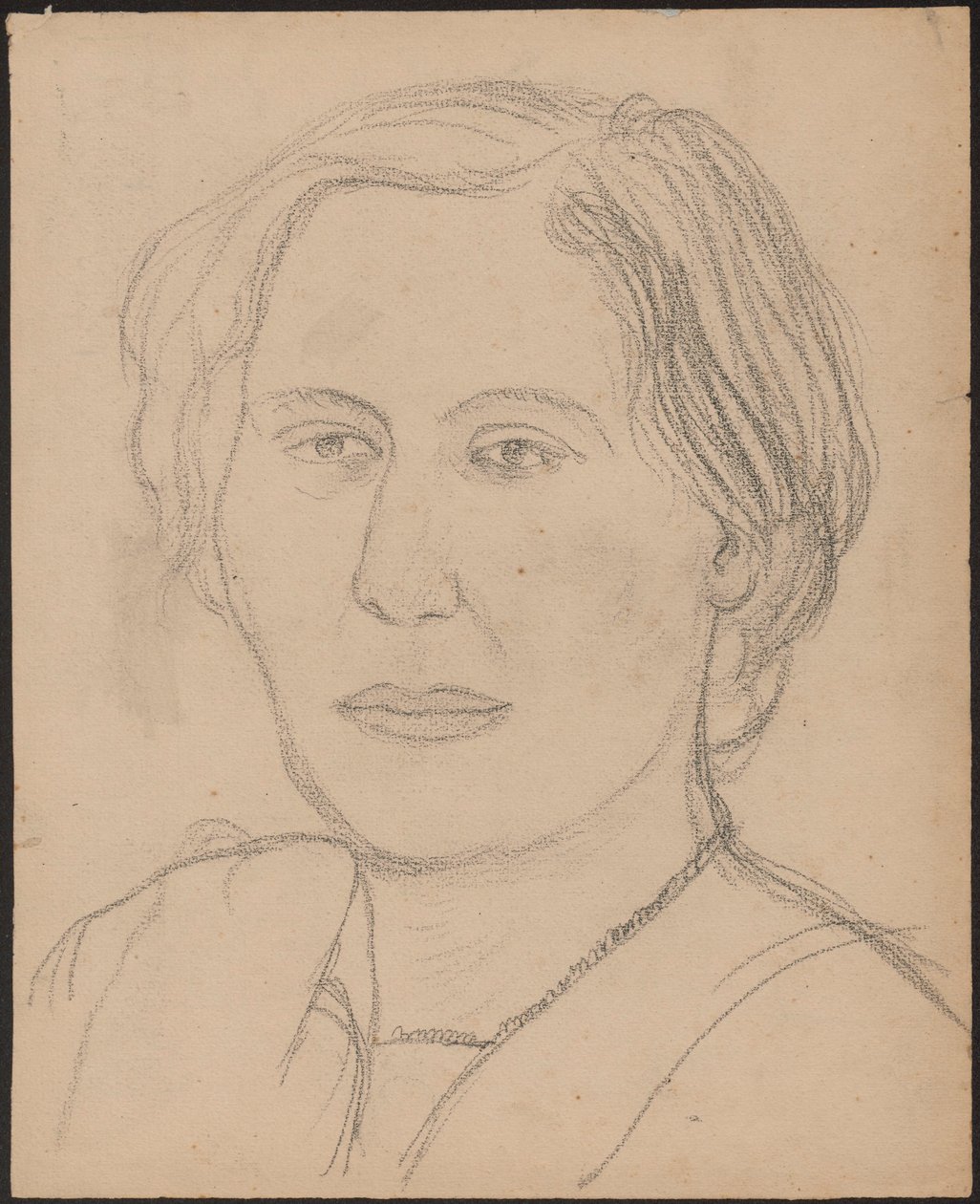 Cabeza de mujer de Tadeusz Makowski