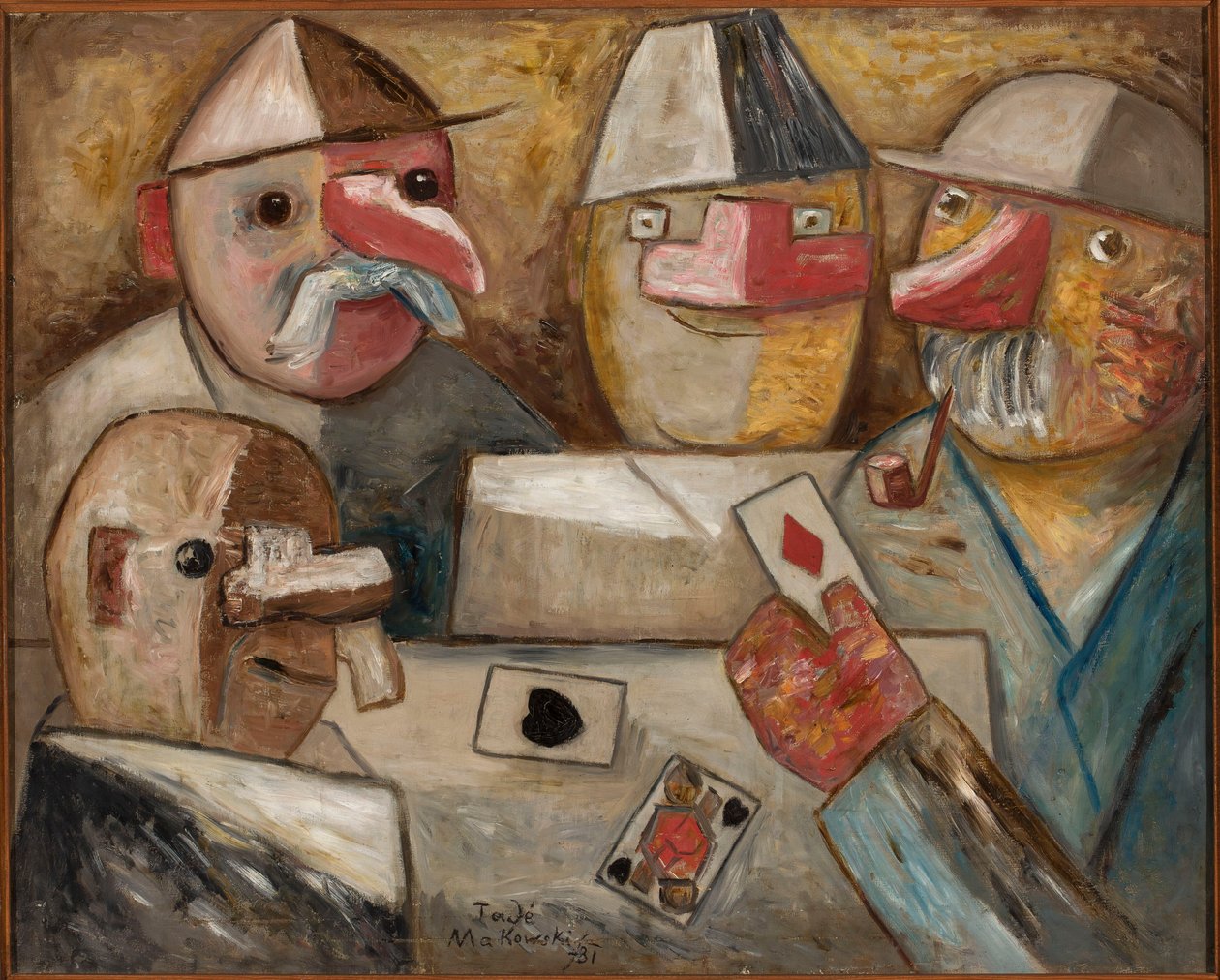 Juego de cartas de Tadeusz Makowski