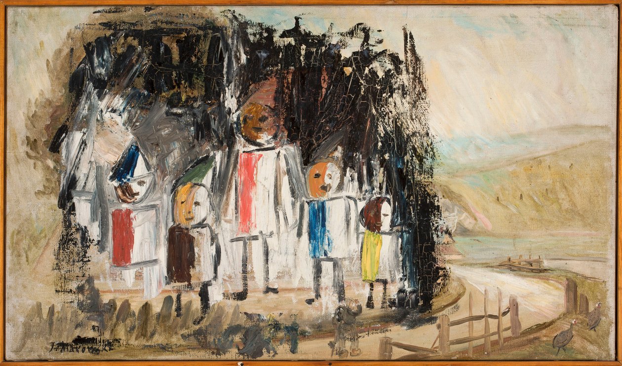 Grupo de niños de Tadeusz Makowski