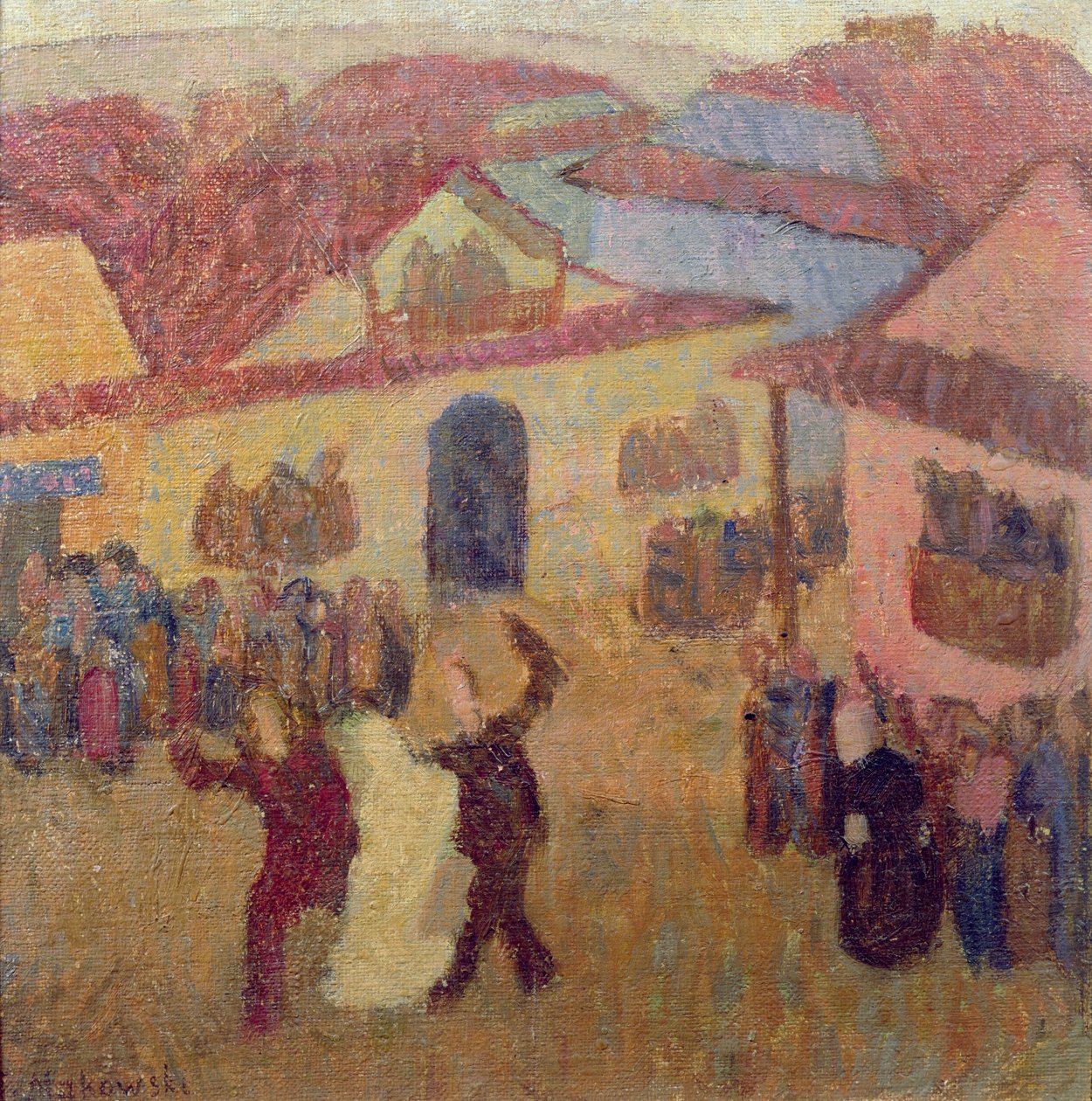 Boda Judía en la Ciudad de Tadeusz Makowski