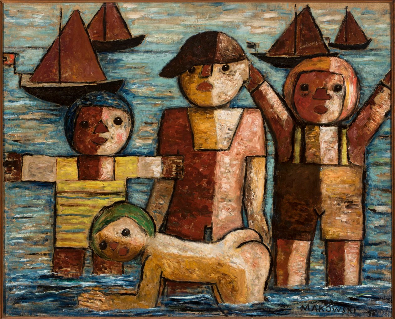 El baño de Tadeusz Makowski