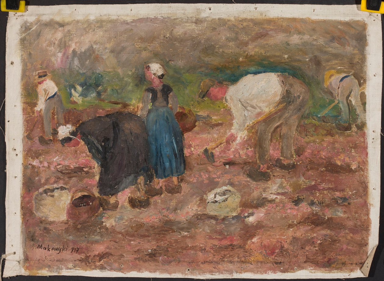 La cosecha de patatas de Tadeusz Makowski