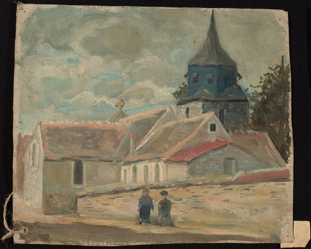 Iglesita rural (Breuilpont) de Tadeusz Makowski