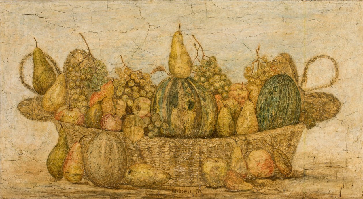Cesta de frutas de Tadeusz Makowski