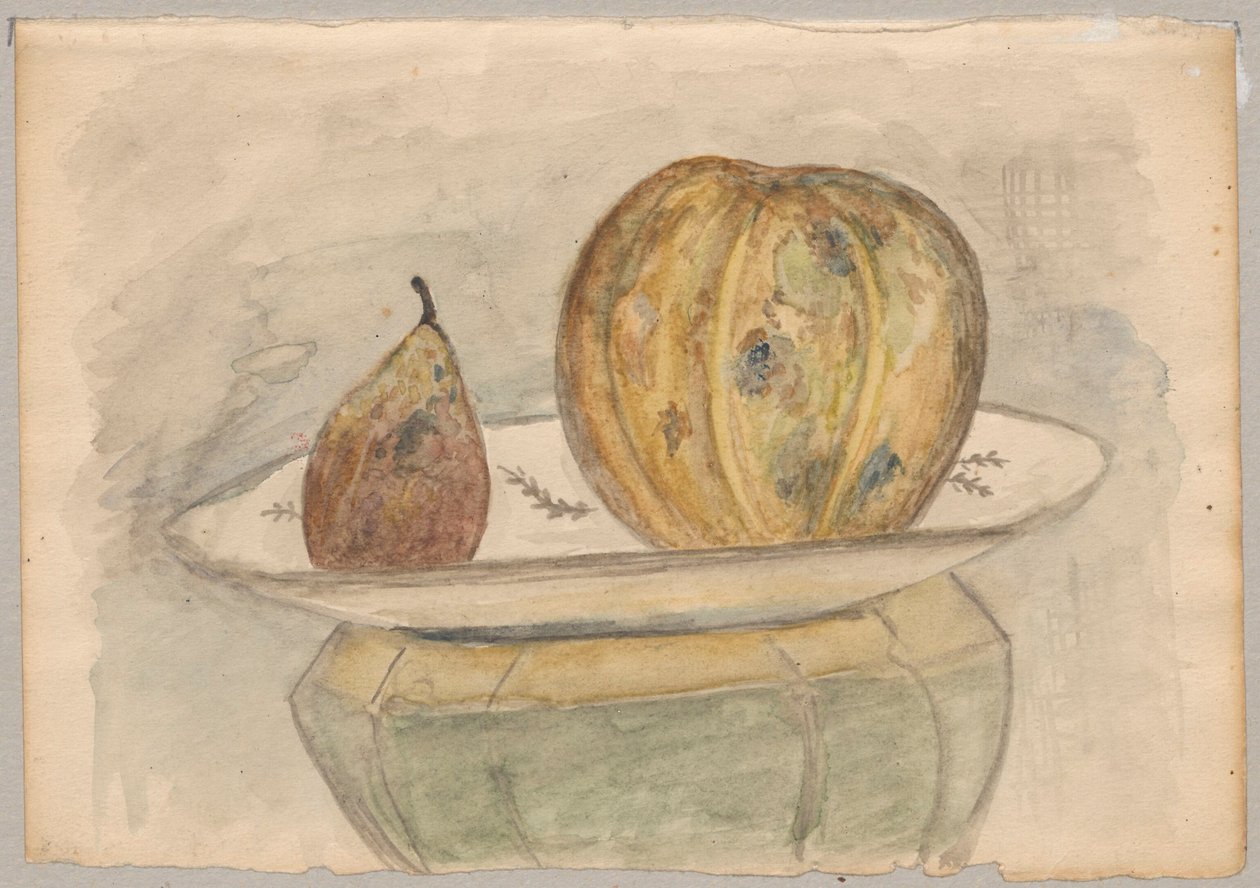 Naturaleza muerta con un melón de Tadeusz Makowski