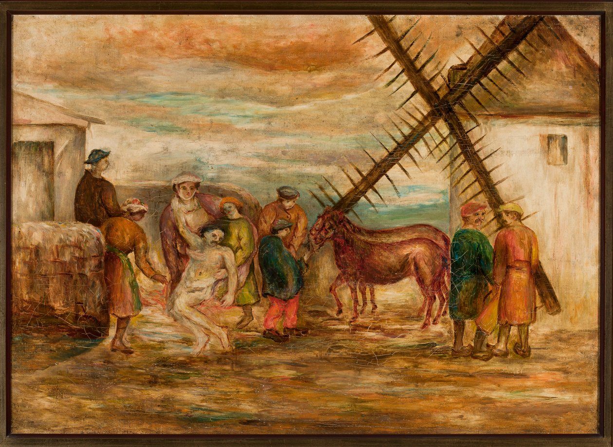 El buen samaritano de Tadeusz Makowski