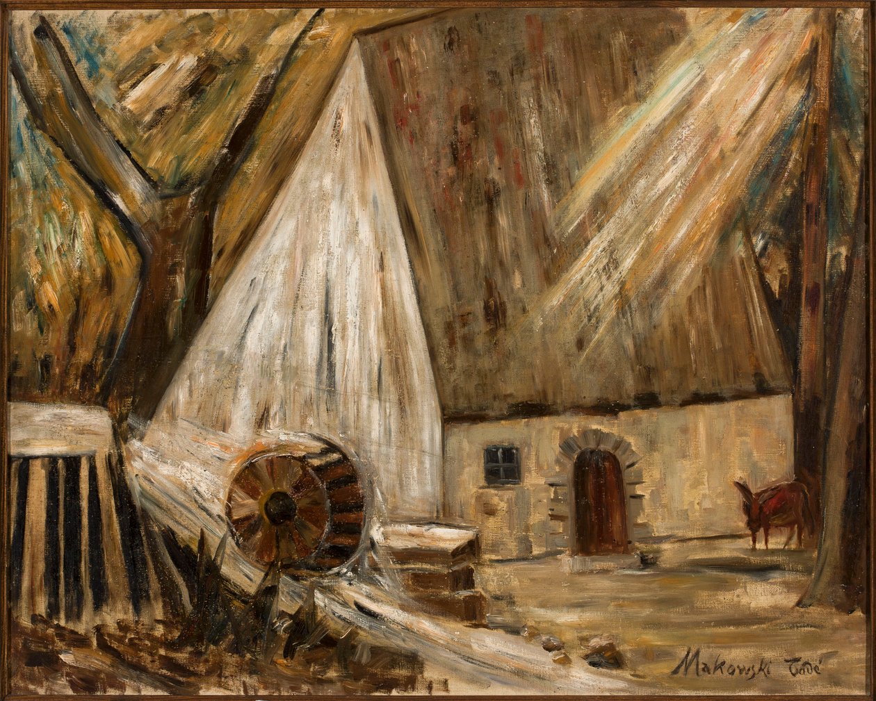El molino (en Banay) de Tadeusz Makowski