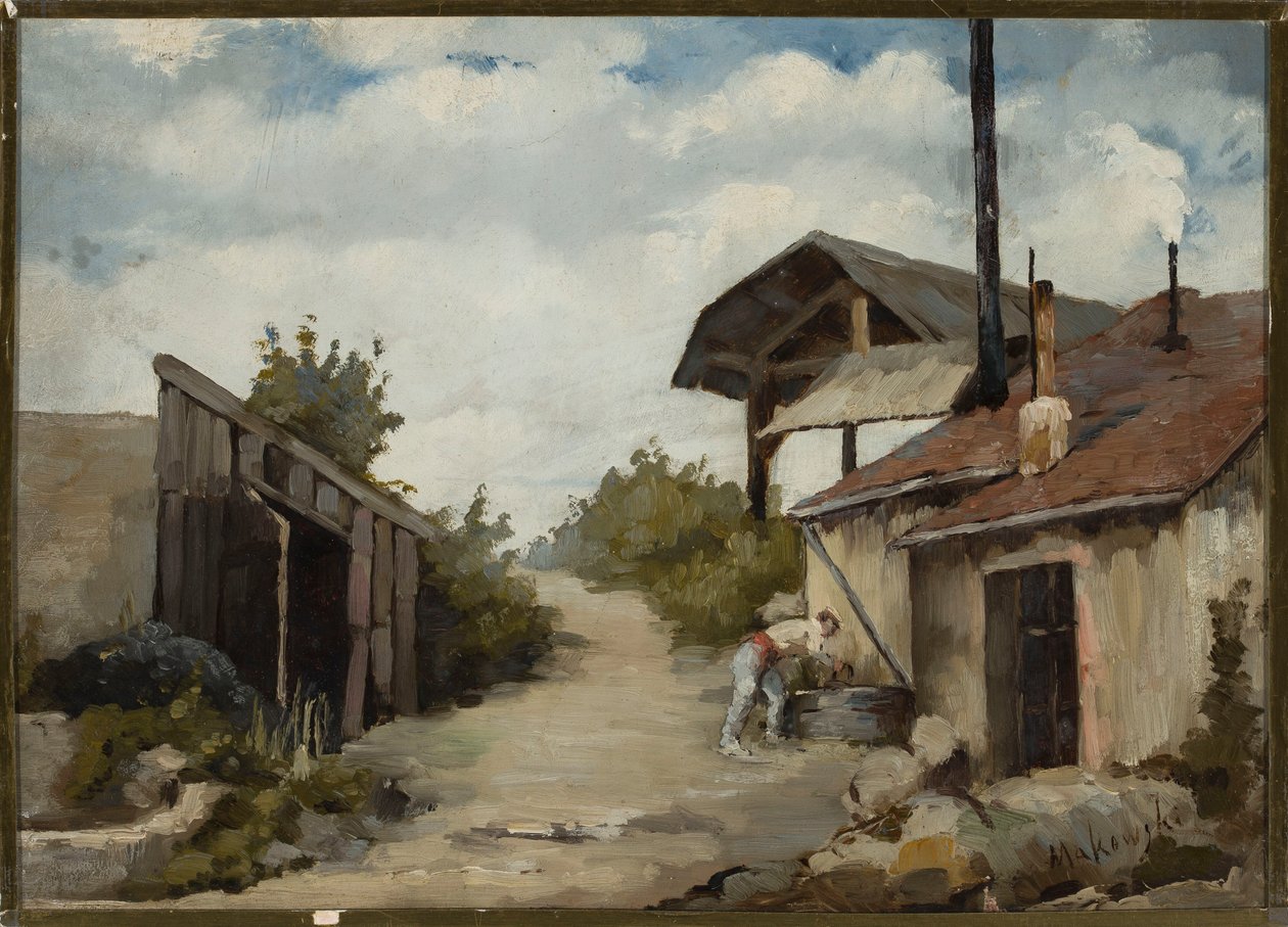 Paisaje - Granja de Tadeusz Makowski