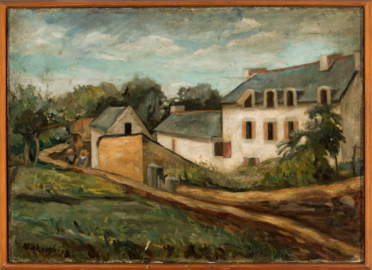 Paisaje de Le Pouldu de Tadeusz Makowski