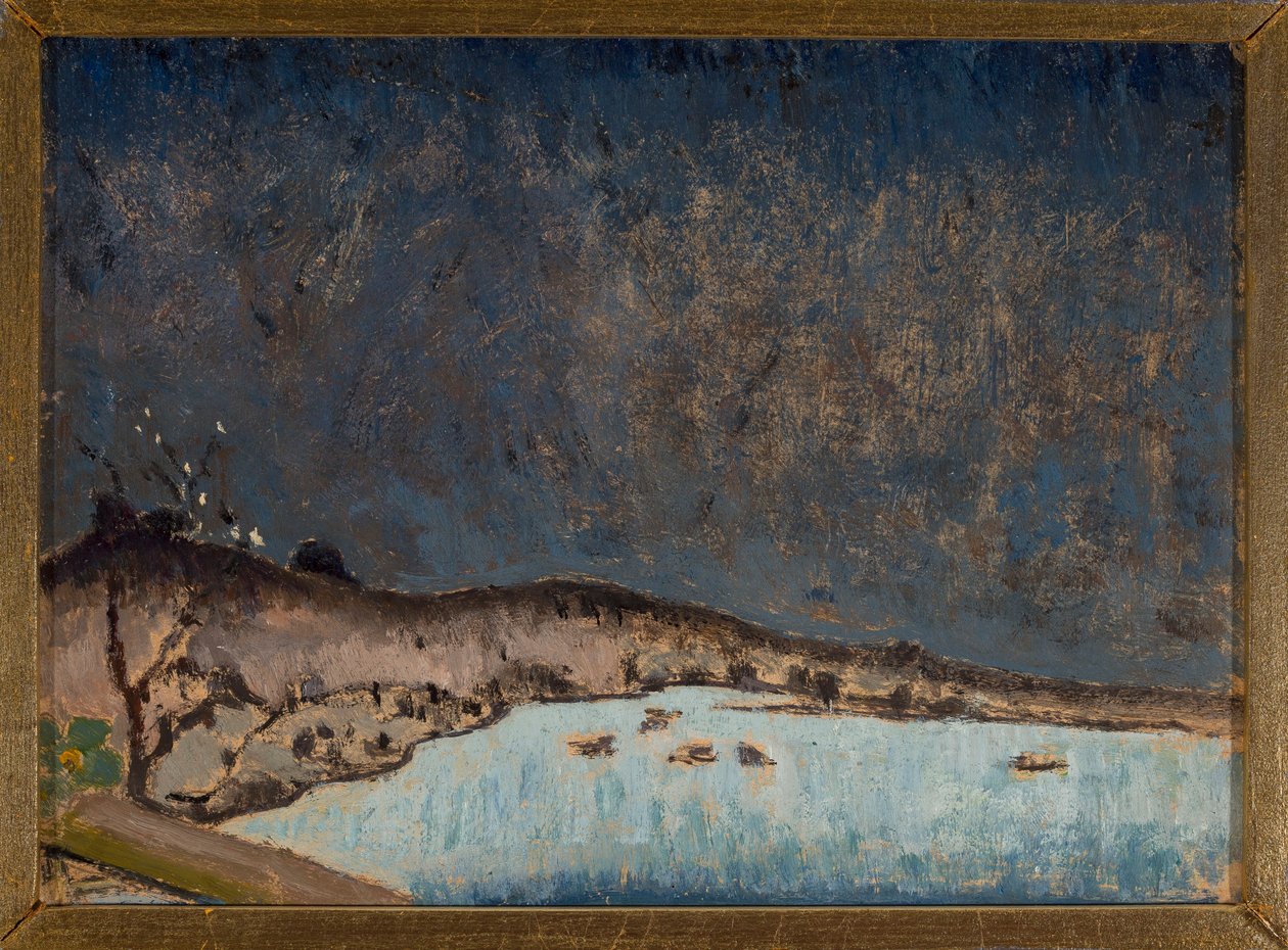 Paisaje con nubes de Tadeusz Makowski