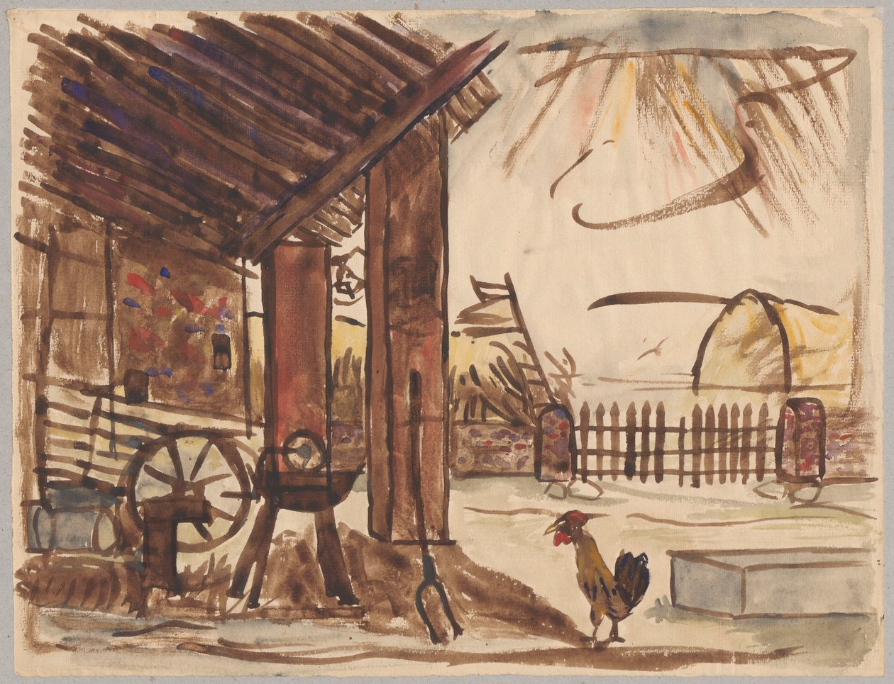 Patio de Tadeusz Makowski