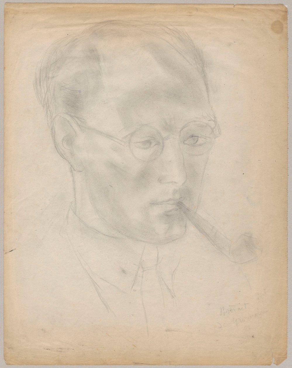 Retrato de Marcel Gromeire de Tadeusz Makowski