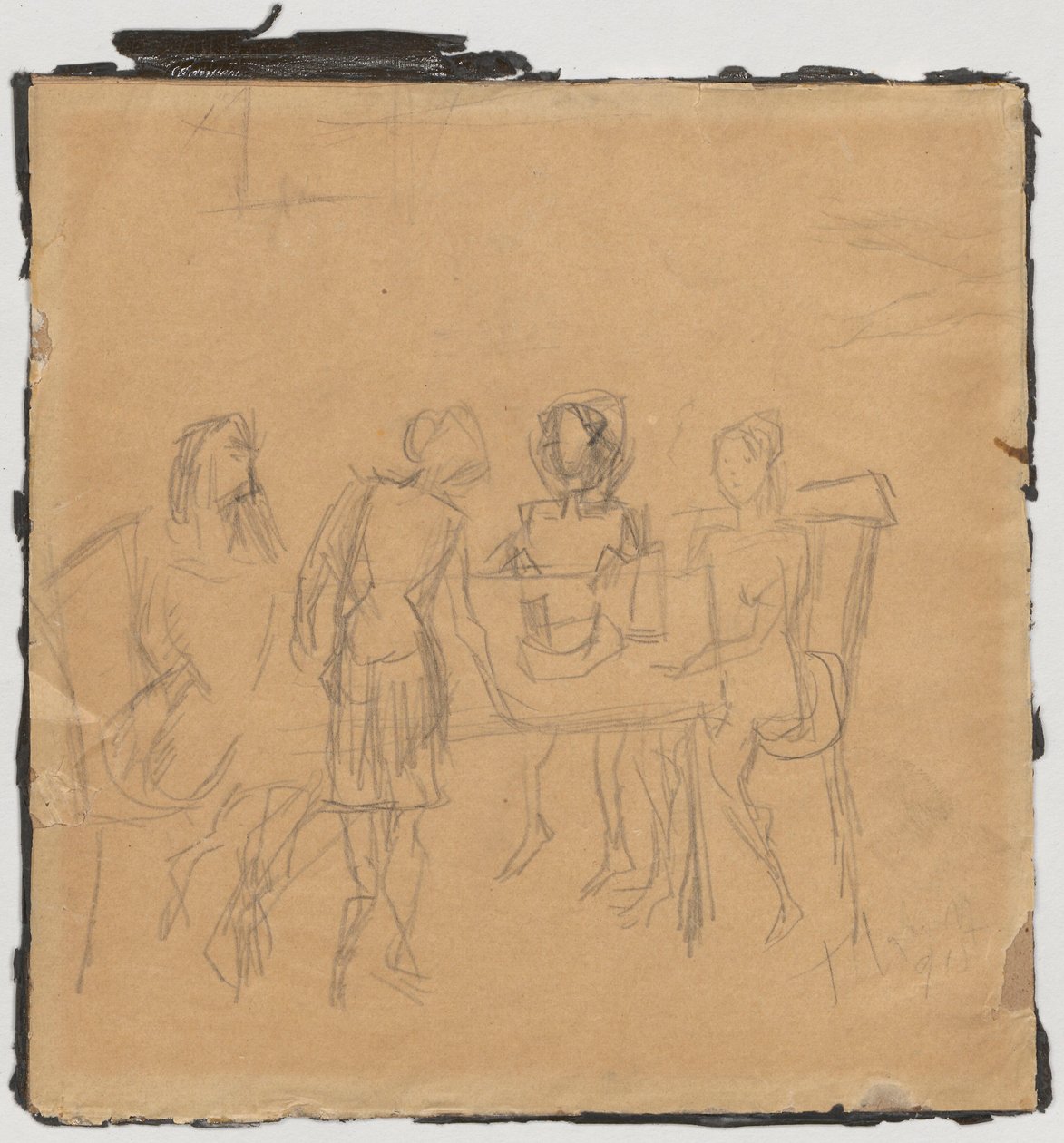 Am Tisch de Tadeusz Makowski