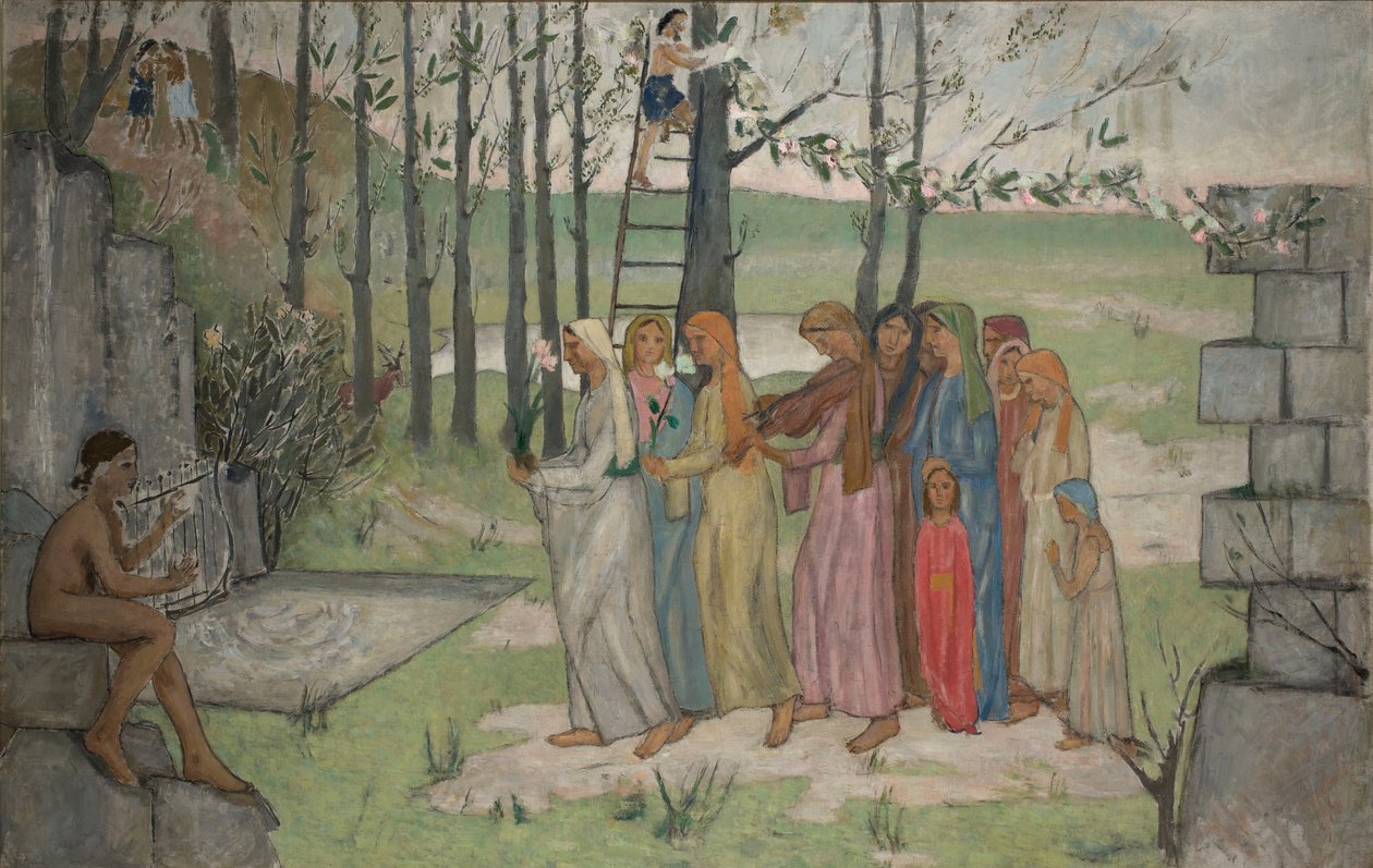 Fiesta de primavera de Tadeusz Makowski