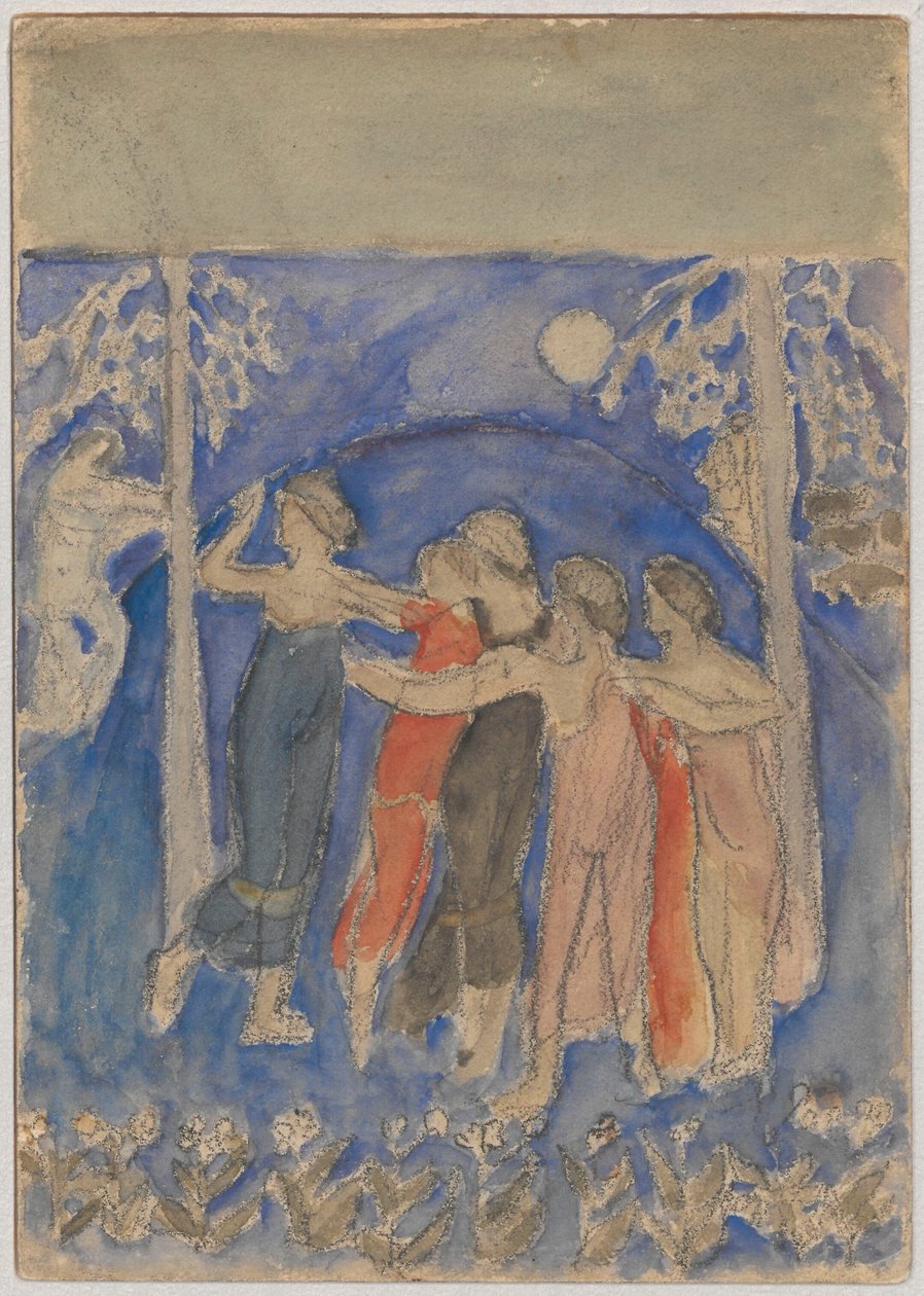 Las ninfas danzantes de Tadeusz Makowski
