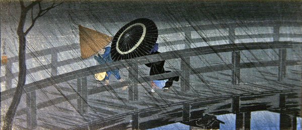 Lluvia en Terashima de Takahashi  Hiroaki
