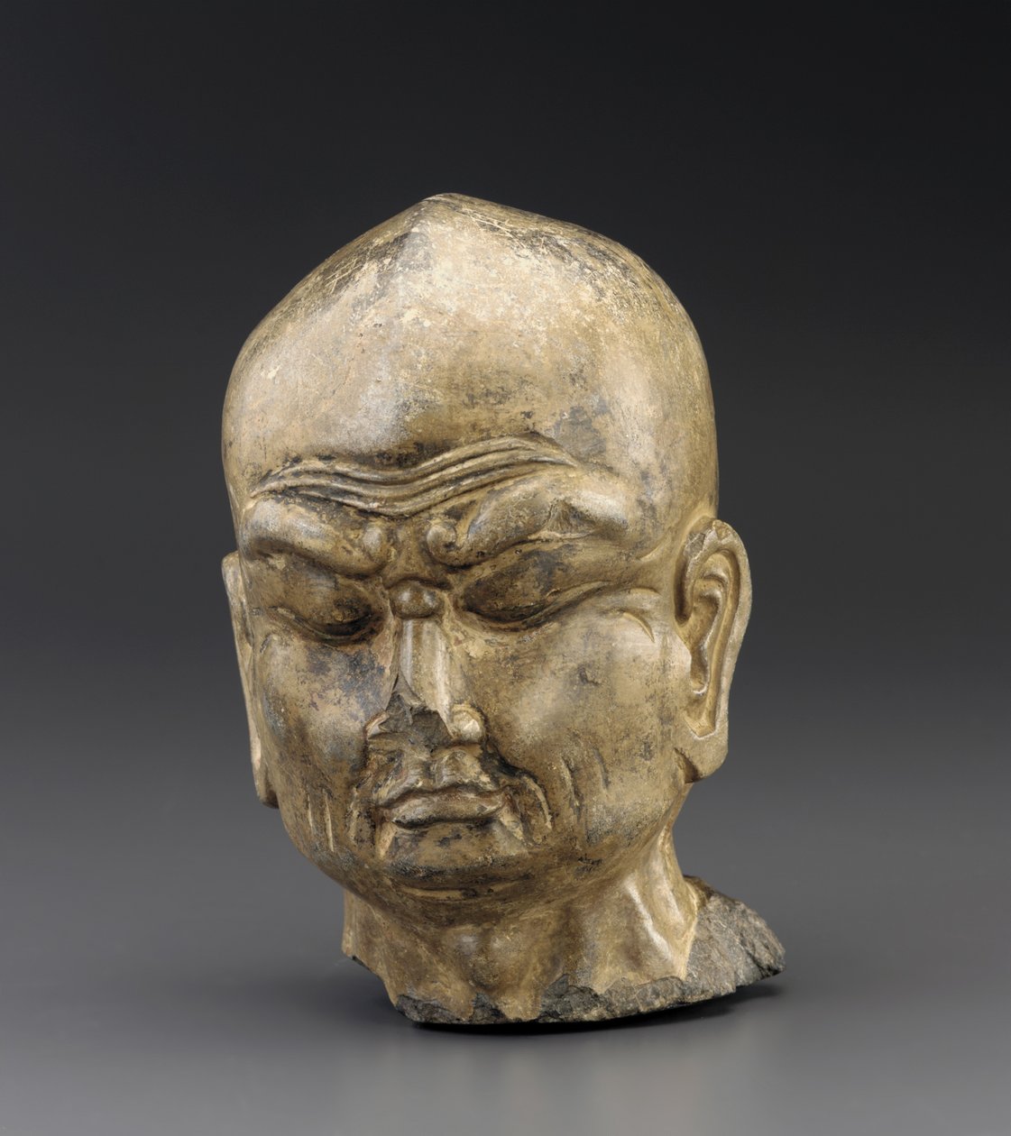 Cabeza de un Luohan, c.700-750 de Tang Dynasty Chinese School
