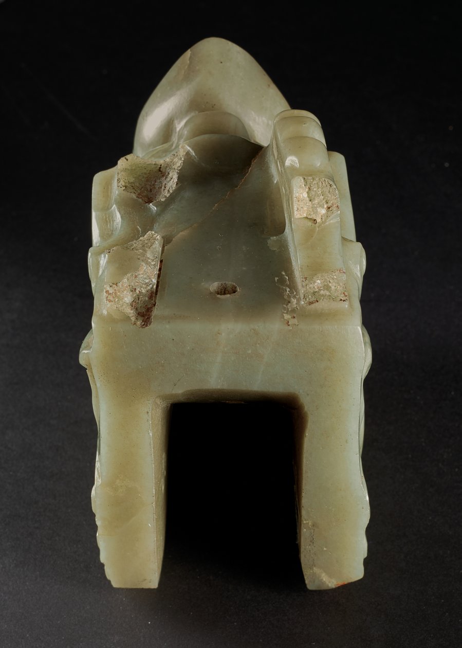 La Cabeza de Dragón de Jade Junkunc de Tang Dynasty Chinese School