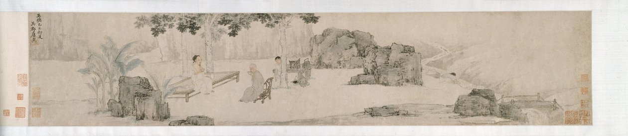 Tomando Té Bajo el Árbol Wutong de Yin Tang