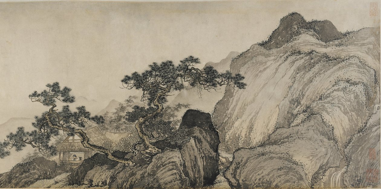 La cabaña de paja de Soñar con un Inmortal, Dinastía Ming de Yin Tang