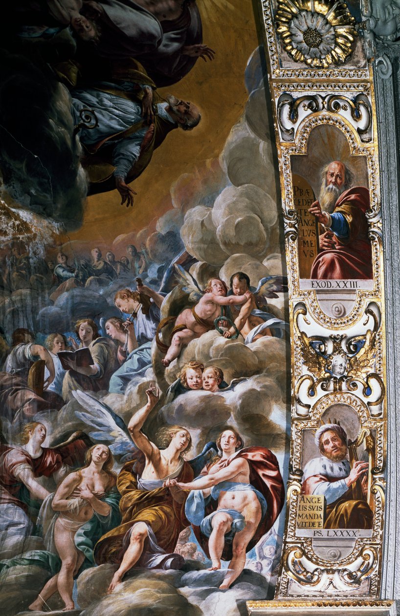 Frescos en la Capilla del Ángel Guardián de Tanzio da Varallo