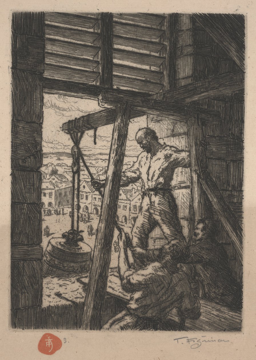Bajando la campana en la guerra I, 1917 de Tavík František Šimon