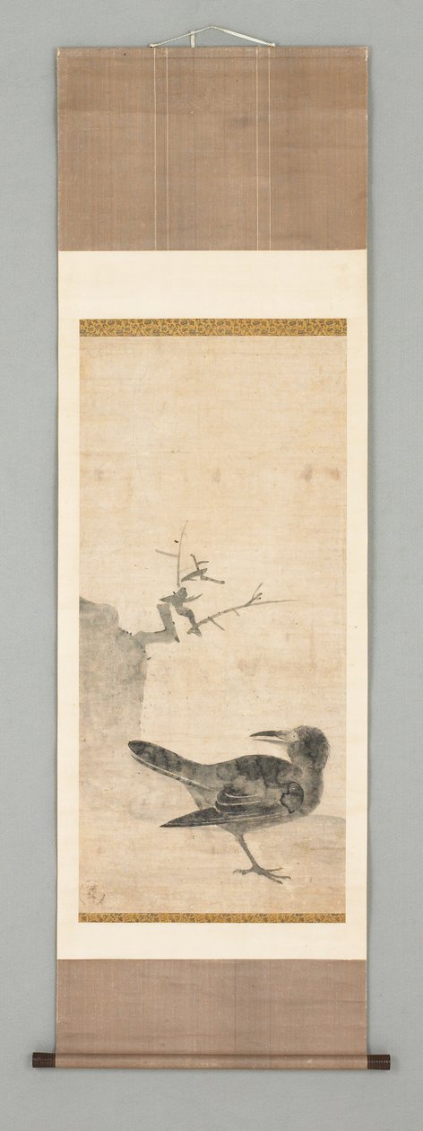 Cuervo (tinta sobre papel) de Tawaraya Sotatsu