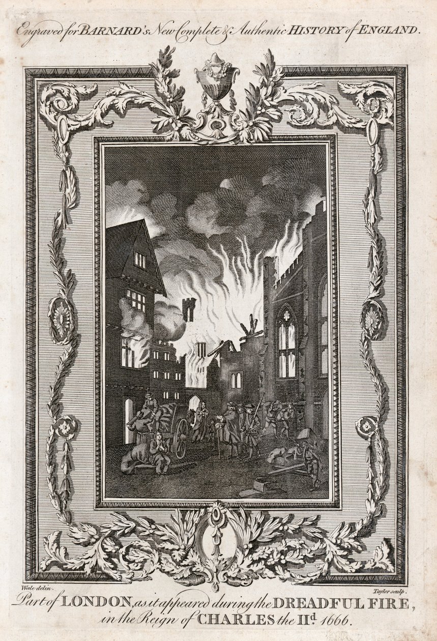 Gran Incendio de Londres, 1666 de Taylor