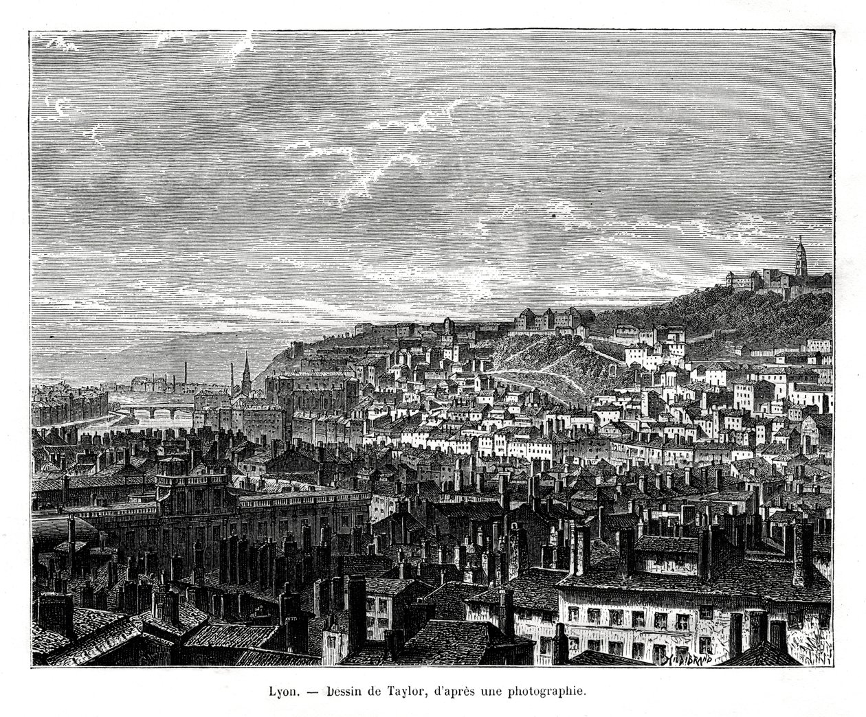 Lyon, Francia, siglo XIX de Taylor