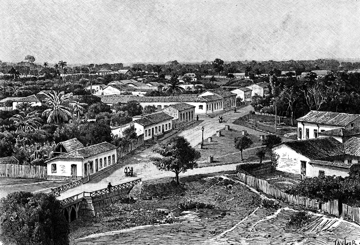 Manaos, Brasil, 1895 de Taylor