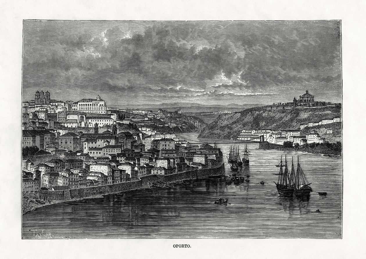 Oporto, Portugal, siglo XIX de Taylor