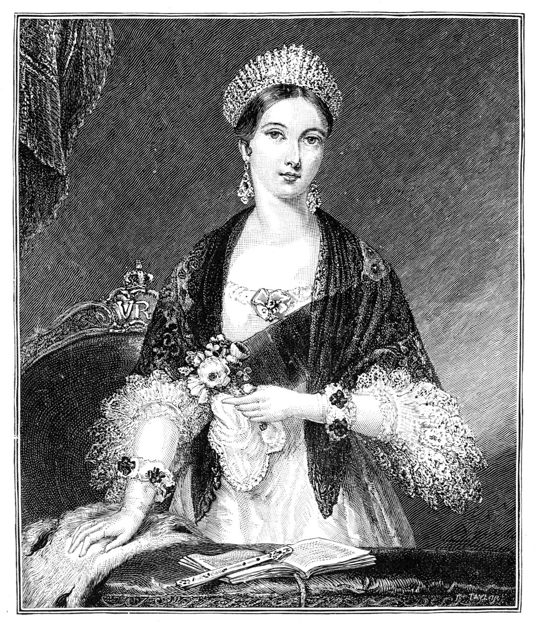 Reina Victoria, 1819-1901, siglo XIX de Taylor