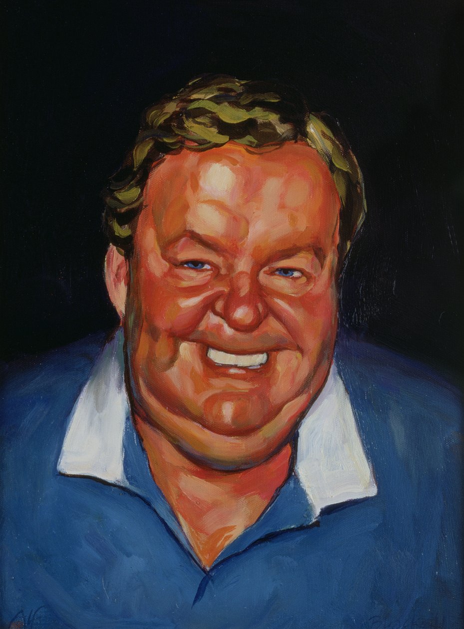 Retrato del Hombre Riéndose de Ted Blackall