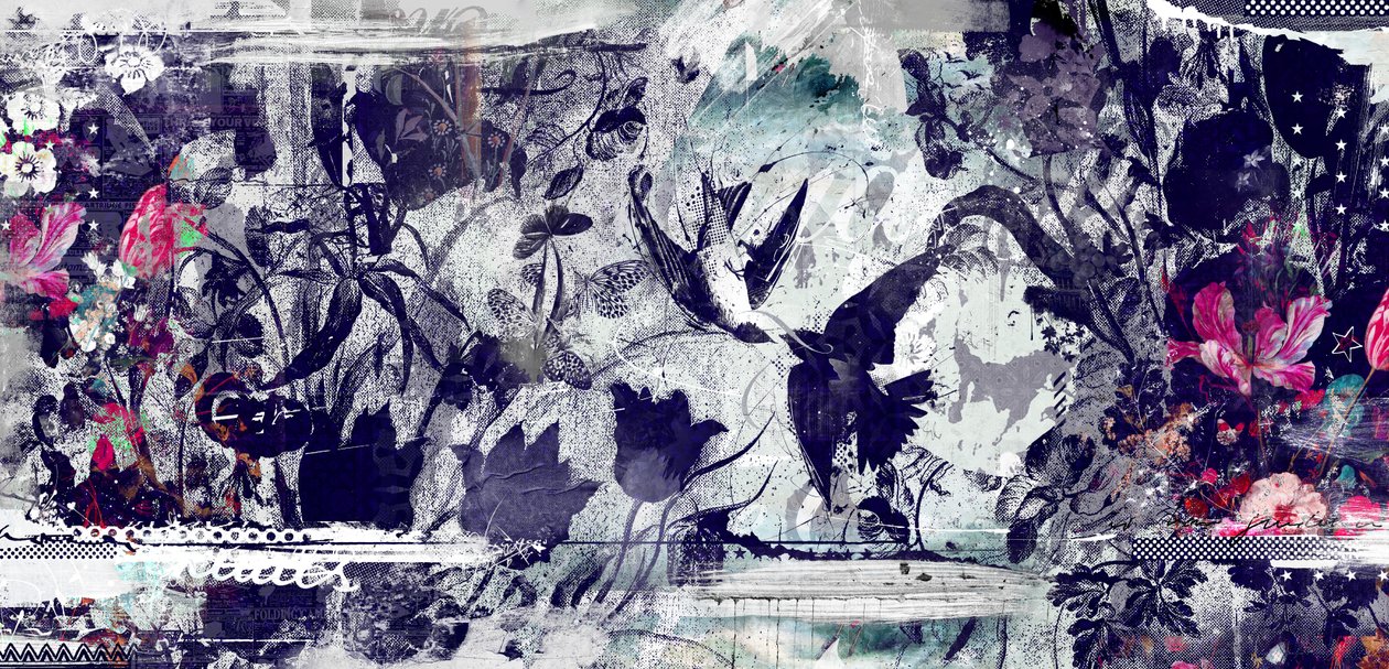 Hermandad, 2015 (técnica mixta sobre lienzo) de Teis Albers