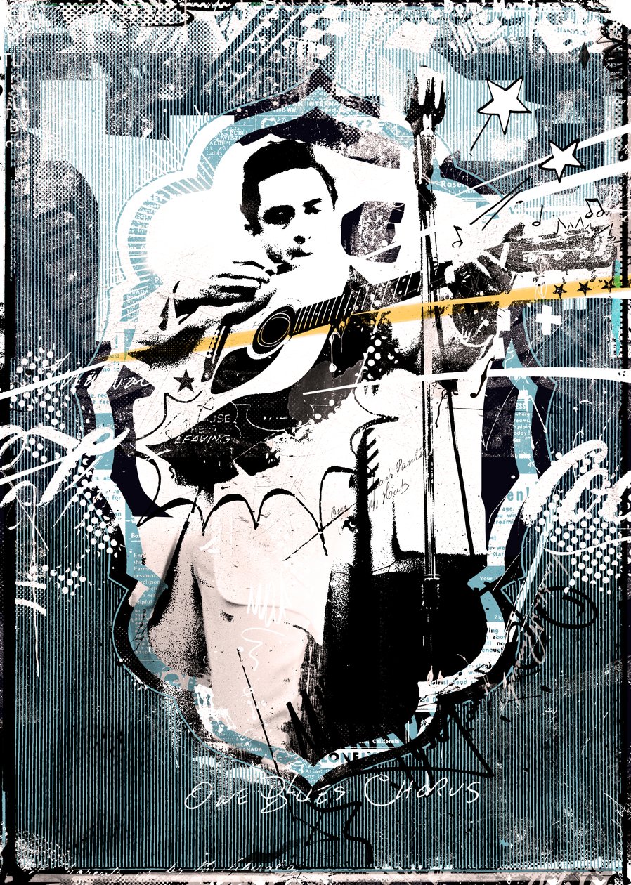 CASH, 2015 (Collage sobre lienzo) de Teis Albers