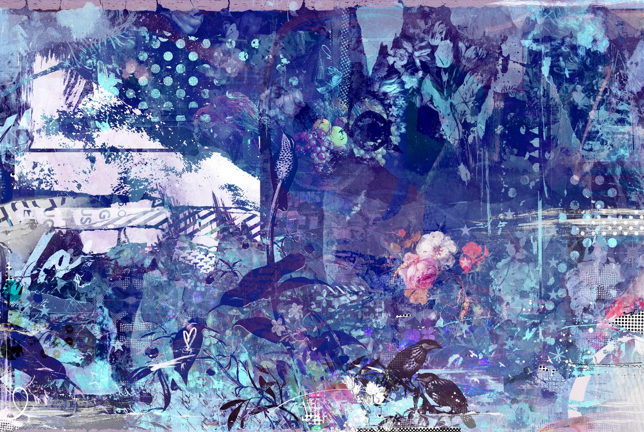 Get Royal, 2015 (Collage sobre lienzo) de Teis Albers