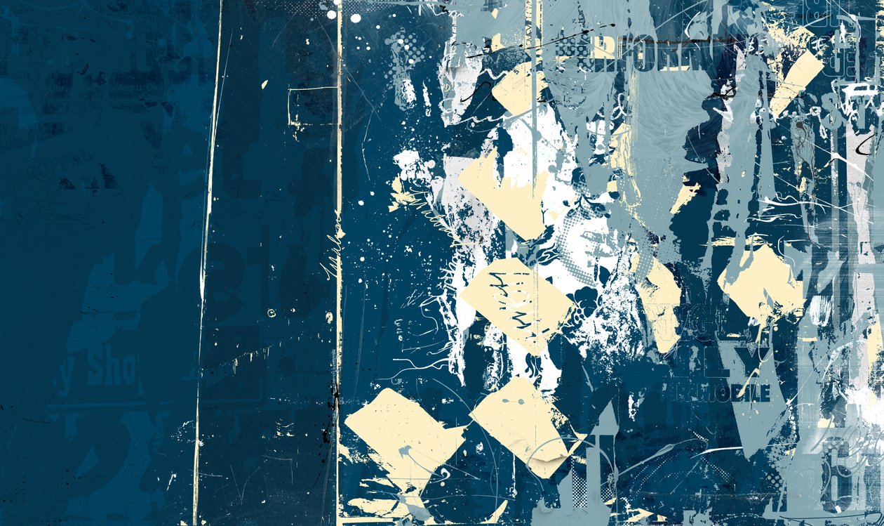 Quilty, 2014 (Collage sobre lienzo) de Teis Albers
