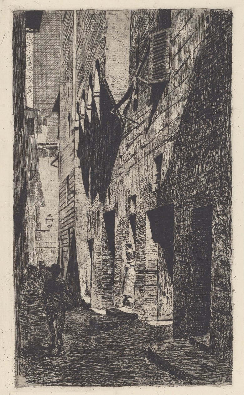 Casa de Dante da Castiglione de Telemaco Signorini