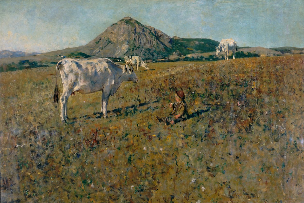 Pasto en Pietramala de Telemaco Signorini