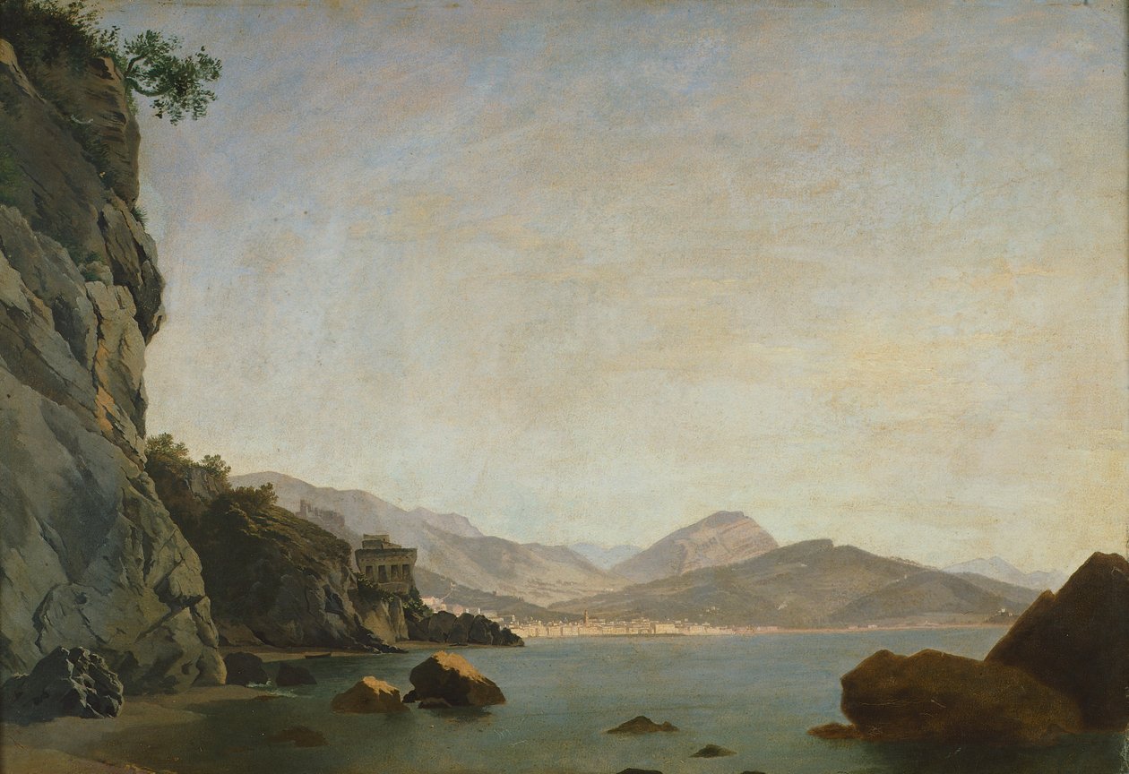 Vista del golfo de Salerno de Teodoro Duclere